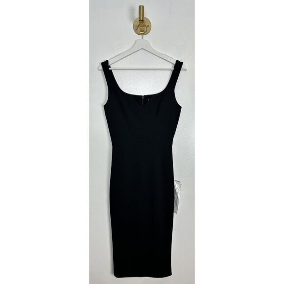 DRESS THE POPULATION Sloane Sleeveless Sheath Dress in Black Size Small - Picture 4 of 13
